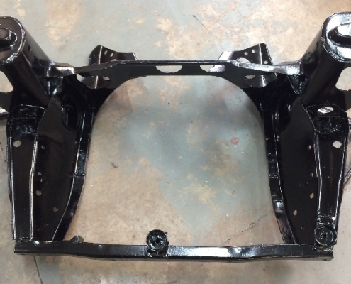 Front subframe overhauled & painted