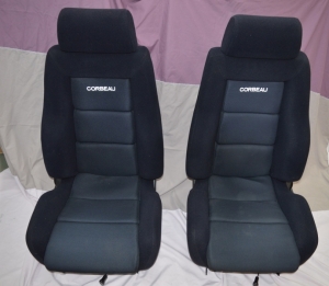 Pair of Corbeau Sports Seats with frames SORRY NOW SOLD